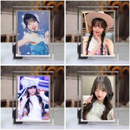 Khung Ảnh Kính JANG WONYOUNG IVE Nhiều Mẫu Idol Kpop Kèm Ảnh Trang Trí Để Bàn Quà Tặng Fan 2