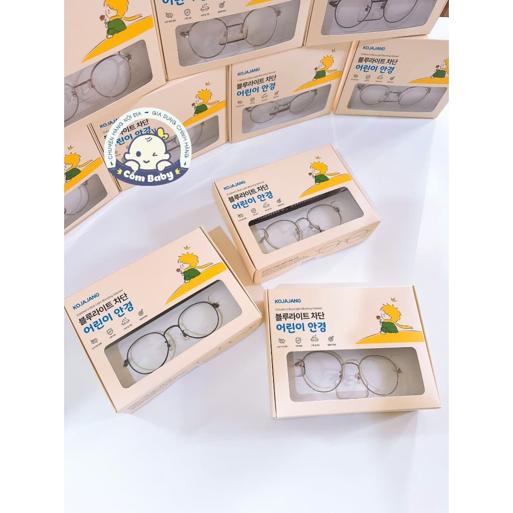 Kính chống tia UV và ánh sáng xanh KOJAJANG GLASSES cho bé bảo vệ mắt chống cận,chống nhức mỏi mắt Hàn Quốc