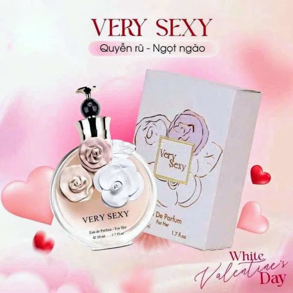Nước Hoa Nữ Very Sexy 50ML - NGỌT NGÀO VÀ QUYẾN RŨ - Cam Kết Chính Hãng