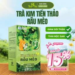 [COMBO 3 HỘP] Trà Kim Tiền Thảo Râu Mèo Túi Lọc Bổ Thận, Lợi Tiểu, Mát Gan, Giảm Sỏi Thận 4