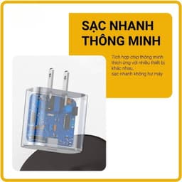 Củ Sạc nhanh PD 20W/ 30W/ 40W Loại tốt Không Nóng Máy, An Toàn Ổn Định bảo hành 12 tháng TKN 3
