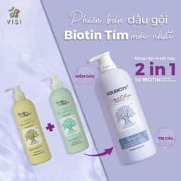 Dầu gội xả Biotin Collagen Voudioty 500 - 1000ml giảm rụng tóc, phục hồi, giảm gàu 4