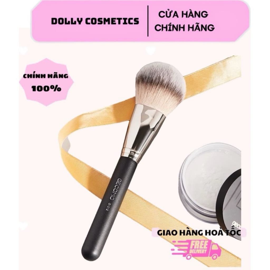 [GECOMO] Cọ Trang Điểm Tán Phấn Phủ, Phấn Má GECOMO Lông Siêu Mềm Mịn DOLLY COSMETICS