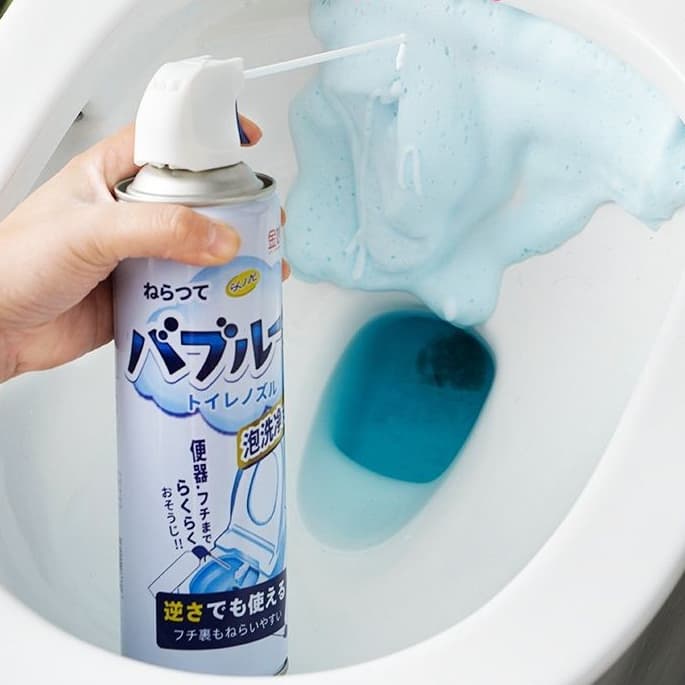 Chai Xịt Bọt Vệ Sinh Bồn Cầu Toilet Tẩy Rửa Mọi Vết Bẩn Hương Chanh Thơm Mát 500 ML