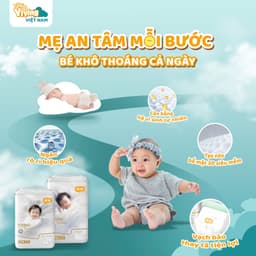 [GIÁ SIÊU TỐT - HÀNG CHÍNH HÃNG] Tã bỉm Yiying Premium thấm hút tốt, mềm mỏng an toàn cho bé 5
