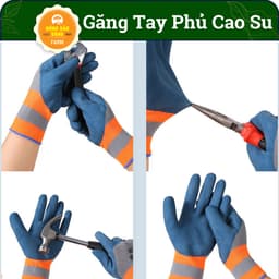 1 Cặp Găng Tay Cao Su Lốp Chống Mài Mòn Chống Trơn Trượt Găng Tay Bảo Hộ Lao Động, Bao tay Làm Vườn - Nông Sản Vàng 9