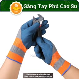 1 Cặp Găng Tay Cao Su Lốp Chống Mài Mòn Chống Trơn Trượt Găng Tay Bảo Hộ Lao Động, Bao tay Làm Vườn - Nông Sản Vàng 3