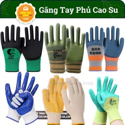 1 Cặp Găng Tay Cao Su Lốp Chống Mài Mòn Chống Trơn Trượt Găng Tay Bảo Hộ Lao Động, Bao tay Làm Vườn - Nông Sản Vàng 4