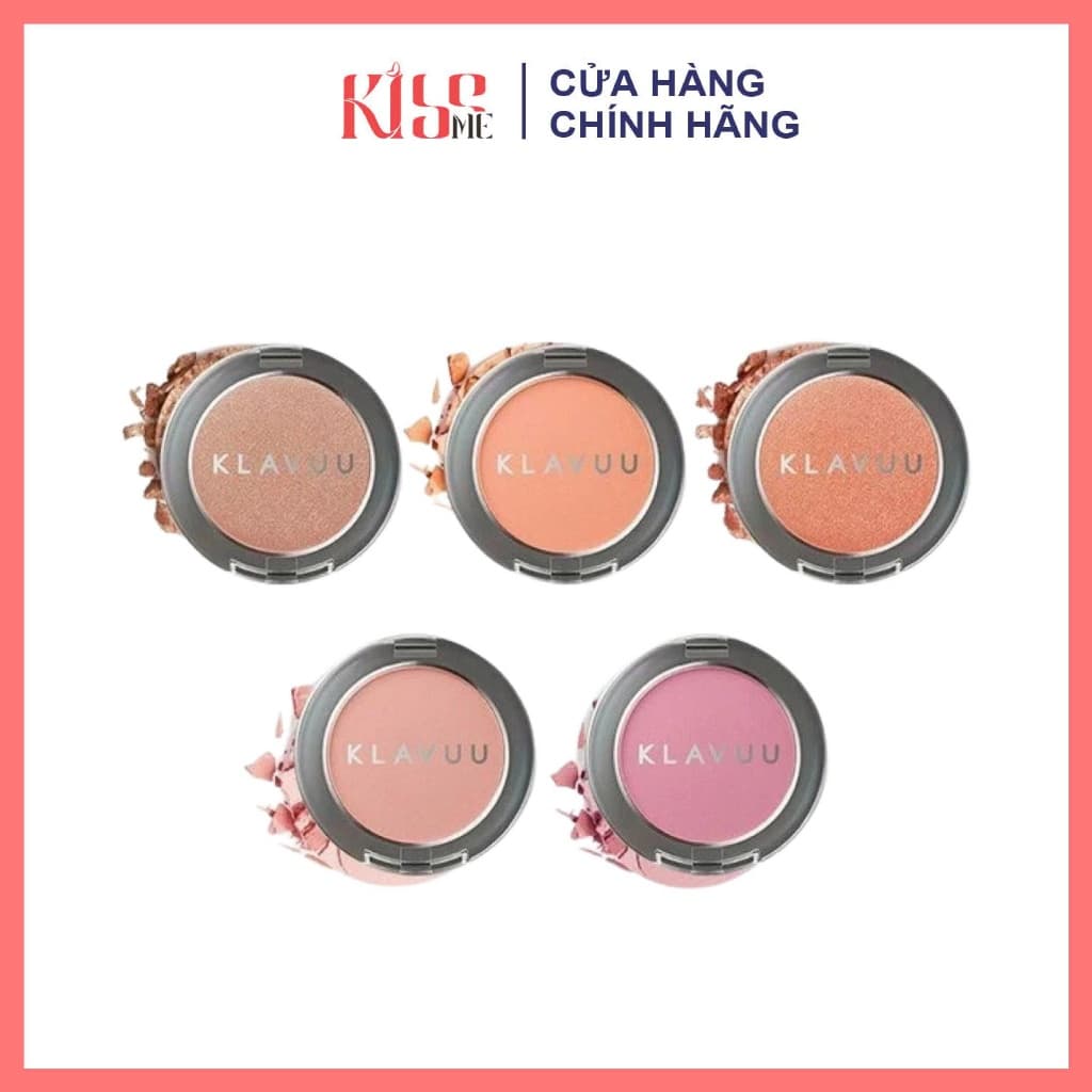Phấn Má Klavuu Urban Pearlsation Natural Powder Blusher 5.5g