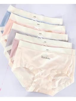 Set 10 Quần Lót Nữ Su Lụa Tàng Hình Chữ Air, quần chíp nữ cạp cao mềm mịn, ôm trọn vòng 3 3