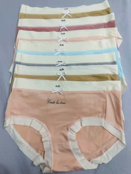 Set 10 Quần Lót Nữ Su Lụa Tàng Hình Chữ Air, quần chíp nữ cạp cao mềm mịn, ôm trọn vòng 3 10