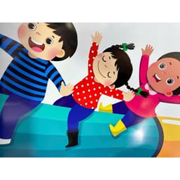 (Có sẵn) Trang trí PHÒNG TIẾNG ANH - English is fun - 050 2
