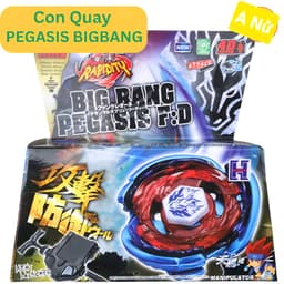 Đồ Chơi Con Quay Nado Chiến Thần Vô Cực Ngựa Xanh-Pegasis BigBang Kim Loại Cho Bé 2