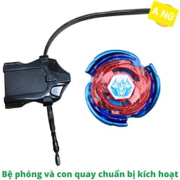 Đồ Chơi Con Quay Nado Chiến Thần Vô Cực Ngựa Xanh-Pegasis BigBang Kim Loại Cho Bé 7