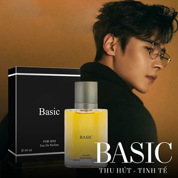 Nước Hoa Nam Basic 50ml - NAM TÍNH, LỊCH LÃM, THƠM MÁT - Cam Kết Chính Hãng
