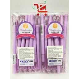 Hộp 12 Cây Bút Gel CHOSCH CS956 Ngòi Kim Cương 0.5MM, Mực Xanh, Mực Tím, Nét Chữ Nhỏ, Mãnh, Dễ Sử Dụng 7