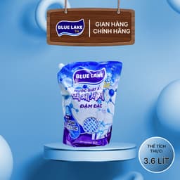 Combo 2 Nước Giặt Xả Blue Lake Đậm Đặc 3600ml Chính Hãng - Hương Nước Hoa Thơm Lâu 4
