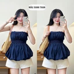 Áo cúp ngực pelum dáng bí chất gió sần OLD SCHOOL, đi biển , đi chơi phong cách mẫu mới 2025 m6021 8