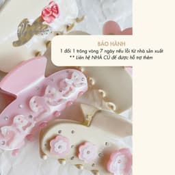 Kẹp Retro Càng Cua Hình Hoa Hình Nơ NHÀ CÚ Phong Cách Sang Trọng Cao Cấp 6070 2