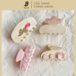 Kẹp Retro Càng Cua Hình Hoa Hình Nơ NHÀ CÚ Phong Cách Sang Trọng Cao Cấp 6070 1