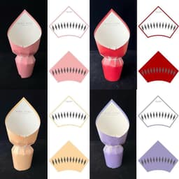 Cốt giấy TAM GIÁC VIỀN BƯỚM bó hoa, bó 10-15 bông, cốt định hình cho bó hoa cực tiện lợi... 5
