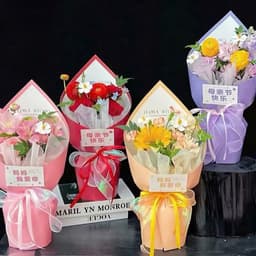 Cốt giấy TAM GIÁC VIỀN BƯỚM bó hoa, bó 10-15 bông, cốt định hình cho bó hoa cực tiện lợi... 4