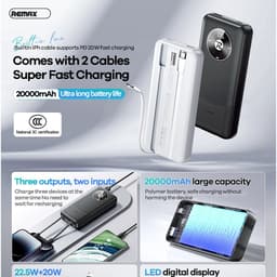 Pin Dự Phòng Sạc Nhanh 22.5W Remax RPP-38 20.000mah và 22.5W Remax RPP-623 20.000mah 7