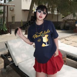 Áo thun BOXY Local Brand VEQISTU "Chill Vibes" Áo Thun Boxy Form Rộng Unisex Nam Nữ Tay Ngắn  250Gsm Cotton 4