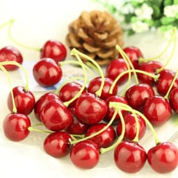 2 quả cherry loại đẹp phụ kiện chụp ảnh trang trí 9