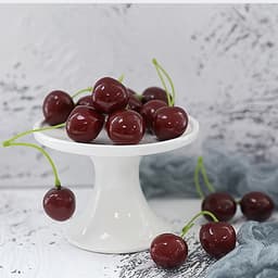 2 quả cherry loại đẹp phụ kiện chụp ảnh trang trí 3