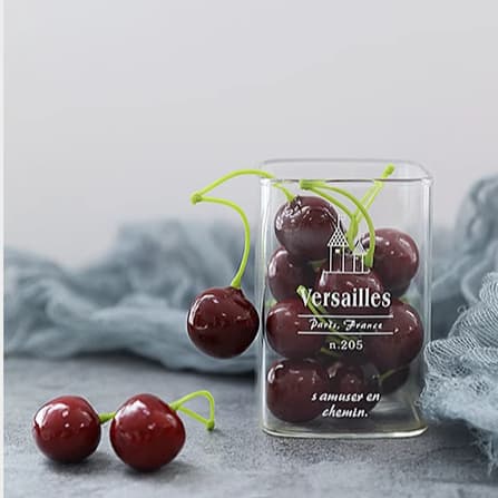 2 quả cherry loại đẹp phụ kiện chụp ảnh trang trí