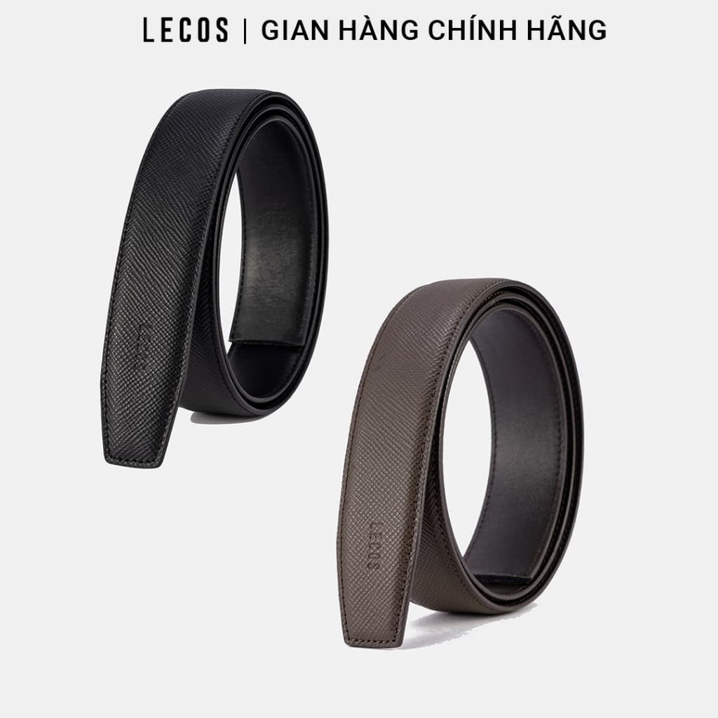 Dây Lưng Da Bò Không Đầu LECOS LDB5 Da Bò Thật Nguyên Tấm Bản 3.5cm Bền Đẹp