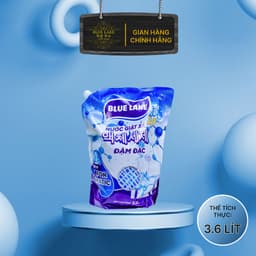 Combo 2 Nước Giặt Xả Blue Lake Đậm Đặc 3600ml Chính Hãng - Hương Nước Hoa Thơm Lâu 7