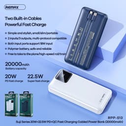 Pin Dự Phòng Sạc Nhanh 22.5W Remax RPP-513 20.000mAh và REMAX RPP-686 20.000mah 4