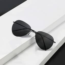 Kính Mát Nam LECOS LK14 Dáng Hiện Đại Gọng Thép Không Gỉ đi Làm Gặp Đối Tác 5