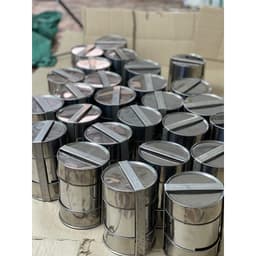 ( Loại 1) Khuôn làm giò chả lụa loại 0.5kg và loại 1kg chất liệu INOX Nắp Dập 4