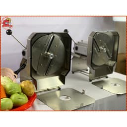Máy Thái Lát - Sợi Rau Củ Quả - Điều Chỉnh Độ Dày 0-10mm, Máy Cắt Lát Hoa Quả Chạy Điện, Quay tay 2