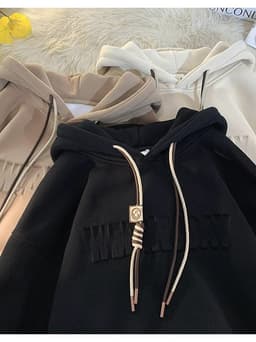 Áo Hoodie Nam Nữ From Rộng APT Unisex WEDNESDAY In Nổi  Chất Liệu Vải Nỉ Bông Cao Cấp Dày Dặn Mềm Mịn 13