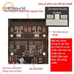 ZK-6002 mini ampli, DC18-50V TPA3255 600w+600w mini ampli điều khiển loa siêu trầm zk6002, bo mạch khuếch đại 6