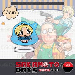 (mua 1 tặng 1) (3CM) Mô hình standee SAKAMOTO DAYS ver CHUBBY mica chibi arcylic anime trưng bày 3