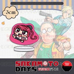 (mua 1 tặng 1) (3CM) Mô hình standee SAKAMOTO DAYS ver CHUBBY mica chibi arcylic anime trưng bày 4