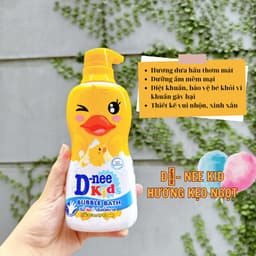 Sữa tắm trẻ em Dnee Kids 400ml Thái Lan dưỡng ẩm nhẹ dịu, thiết kế hình thú ngộ nghĩnh cho bé trên 3 tuổi 5