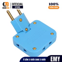 Ổ cắm chia điện đa năng Donafaco 1 phích 2 chấu chia 3 ổ cắm 25000W có thể điều chỉnh góc 5