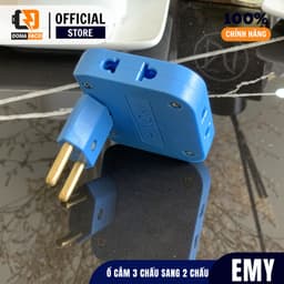 Ổ cắm chia điện đa năng Donafaco 1 phích 2 chấu chia 3 ổ cắm 25000W có thể điều chỉnh góc 3