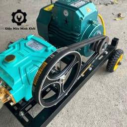 [Dây 20M] Bộ máy rửa xe áp lực ty sứ 2.9HP Osaika môtơ 3, 4HP dây đồng|Máy rửa xe công nghiệp cao áp 5