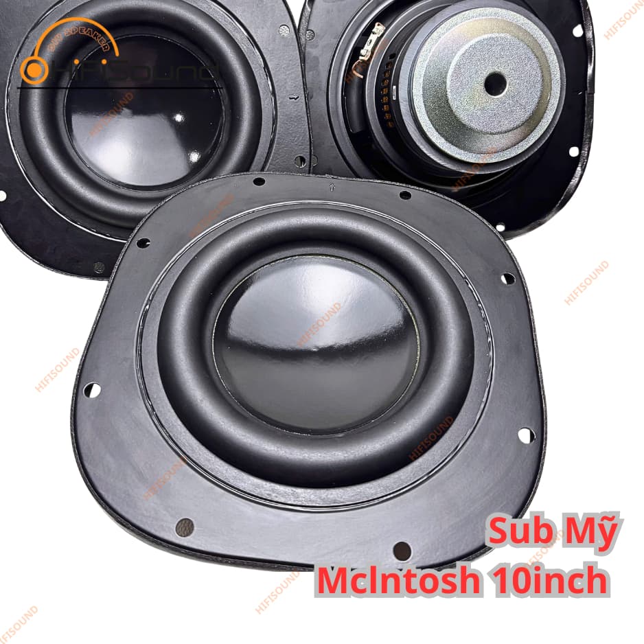 Loa siêu trầm McIntosh 10 inch của Mỹ, loa sub 10 inch cực chất tiếng trầm gọn hay đáng gờm