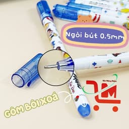 Hộp 12 Bút Gel Xoá Được MAGIC G-STAR ER-03 0.5mm, Màu Mực Đẹp, Tươi Sáng, Chất Lượng Tốt, Mực Xanh, Tím 2
