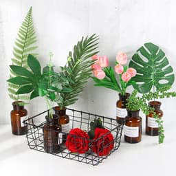 Lá cây chụp ảnh sản phẩm ( lá hoa nhựa giả trang trí decor ) 9