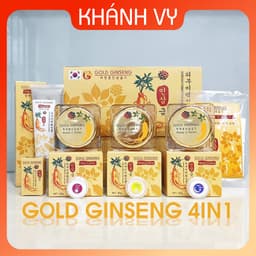 [SIÊU SALE] COMBO ngày đêm GOLD GINSENG, làm sạch nám tàn nhang và dưỡng trắng da, mỹ phẩm nhân sâm Hàn Quốc. 6
