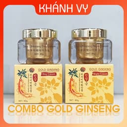 [SIÊU SALE] COMBO ngày đêm GOLD GINSENG, làm sạch nám tàn nhang và dưỡng trắng da, mỹ phẩm nhân sâm Hàn Quốc. 5
